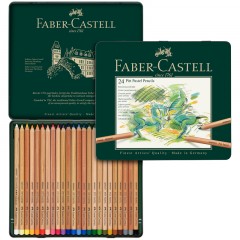Пастельные карандаши Faber-Castell "Pitt Pastel", 24цв., метал. коробка Пастельные карандаши Faber-Castell "Pitt Pastel", 24цв., метал. коробка - фото 3