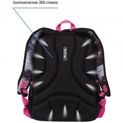 Рюкзак Berlingo Boom "Black-pink style" 38,5*29*12см, 2 отделения, 3 кармана, анатомическая ЭВА спинка Рюкзак Berlingo Boom "Black-pink style" 38,5*29*12см, 2 отделения, 3 кармана, анатомическая ЭВА спинка - фото 4