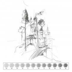 Набор карандашей ч/г Faber-Castell "Castell 9000 Design Set", 12шт., 5H-5B, заточен., метал. кор. Набор карандашей ч/г Faber-Castell "Castell 9000 Design Set", 12шт., 5H-5B, заточен., метал. кор. - фото 4