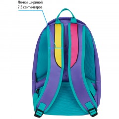 Рюкзак Berlingo inStyle "Color Block" 41*27*20см, 3 отделения, 1 карман, эргономичная спинка Рюкзак Berlingo inStyle "Color Block" 41*27*20см, 3 отделения, 1 карман, эргономичная спинка - фото 6