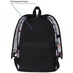 Рюкзак Berlingo Casual "First in Space" 39,5*27*13см, 1 отделение, 3 кармана, уплотненная спинка Рюкзак Berlingo Casual "First in Space" 39,5*27*13см, 1 отделение, 3 кармана, уплотненная спинка - фото 4