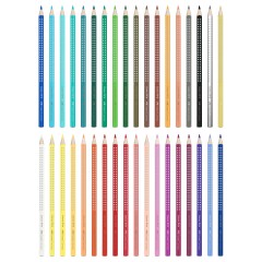 Карандаши цветные Faber-Castell "Grip", 36цв., трехгран., заточен., картон., европодвес - фото 2