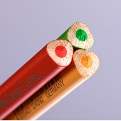 Карандаши цветные Faber-Castell "Grip", 12цв., трехгран., заточен., метал. кор. Карандаши цветные Faber-Castell "Grip", 12цв., трехгран., заточен., метал. кор. - фото 9