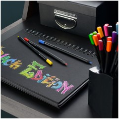 Карандаши цветные Faber-Castell "Black Edition", 36цв., трехгран., черное дерево, заточен., картон. Карандаши цветные Faber-Castell "Black Edition", 36цв., трехгран., черное дерево, заточен., картон. - фото 4
