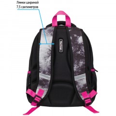 Рюкзак Berlingo Boom "Black-pink style" 38,5*29*12см, 2 отделения, 3 кармана, анатомическая ЭВА спинка Рюкзак Berlingo Boom "Black-pink style" 38,5*29*12см, 2 отделения, 3 кармана, анатомическая ЭВА спинка - фото 6
