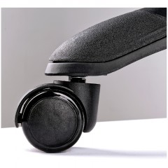 Кресло игровое Helmi HL-S02 "Virage", экокожа/ткань черная - фото 5