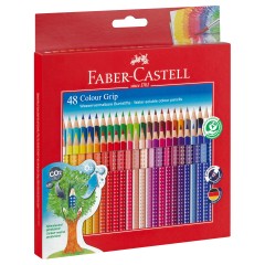 Карандаши цветные Faber-Castell "Grip", 48цв., трехгран., заточен., картон., европодвес Карандаши цветные Faber-Castell "Grip", 48цв., трехгран., заточен., картон., европодвес - фото 7