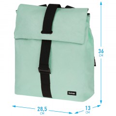 Рюкзак Berlingo Trends "Eco mint" 36*28,5*13см, 1 отделение, тайвек Рюкзак Berlingo Trends "Eco mint" 36*28,5*13см, 1 отделение, тайвек - фото 2