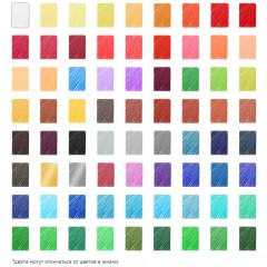 Карандаши цветные Гамма "Классические", 72цв., заточен., картон. упаковка, европодвес - фото 4