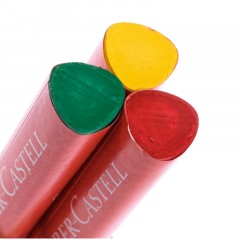 Мелки восковые утолщенные Faber-Castell "Jumbo", 12цв., трехгранные, пластиковая упаковка Мелки восковые утолщенные Faber-Castell "Jumbo", 12цв., трехгранные, пластиковая упаковка - фото 4