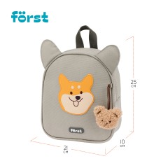 Рюкзак F?rst F-Kids "Cute corgi" 25*21*10см, 1 отделение, уплотненная спинка Рюкзак F?rst F-Kids "Cute corgi" 25*21*10см, 1 отделение, уплотненная спинка - фото 3