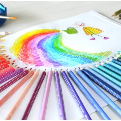Карандаши цветные Faber-Castell "Grip", 48цв., трехгран., заточен., картон., европодвес Карандаши цветные Faber-Castell "Grip", 48цв., трехгран., заточен., картон., европодвес - фото 6
