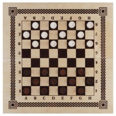 Набор игр ТРИ СОВЫ 3в1 "Нарды, шашки, шахматы", обиходные, с деревянной доской 40*40, поле 29*29 Набор игр ТРИ СОВЫ 3в1 "Нарды, шашки, шахматы", обиходные, с деревянной доской 40*40, поле 29*29 - фото 4