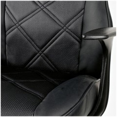 Кресло игровое Helmi HL-S04 "Mixed", экокожа черная Кресло игровое Helmi HL-S04 "Mixed", экокожа черная - фото 6