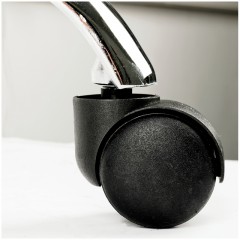 Кресло руководителя Helmi HL-E24 "Iсon", экокожа черная, хром - фото 5