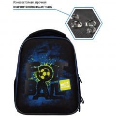 Ранец Berlingo Expert Mini "Football" 36*27*14см, 2 отделения, 2 кармана, анатомическая спинка, мешок для обуви Ранец Berlingo Expert Mini "Football" 36*27*14см, 2 отделения, 2 кармана, анатомическая спинка, мешок для обуви - фото 3