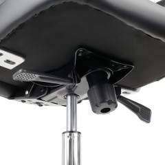 Кресло руководителя Helmi HL-E33 "Synchro Premium", экокожа черная, синхромеханизм, алюминий, до 150кг - фото 7