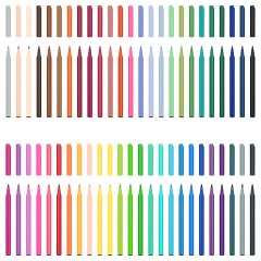 Фломастеры Faber-Castell "Замок", 50цв., смываемые, картон, европодвес Фломастеры Faber-Castell "Замок", 50цв., смываемые, картон, европодвес - фото 3
