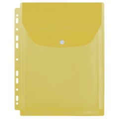 Папка-вкладыш с перфорацией на кнопке OfficeSpace А4, ПВХ, 180мкм, расширяющаяся до 250л., цветная, ассорти Папка-вкладыш с перфорацией на кнопке OfficeSpace А4, ПВХ, 180мкм, расширяющаяся до 250л., цветная, ассорти - фото 3