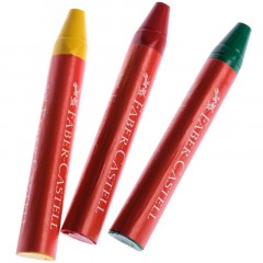 Мелки восковые утолщенные Faber-Castell "Jumbo", 12цв., трехгранные, пластиковая упаковка Мелки восковые утолщенные Faber-Castell "Jumbo", 12цв., трехгранные, пластиковая упаковка - фото 3