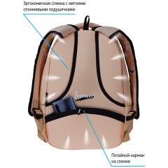 Рюкзак Berlingo inStyle "Pizza" 41*27*20см, 3 отделения, 1 карман, эргономичная спинка Рюкзак Berlingo inStyle "Pizza" 41*27*20см, 3 отделения, 1 карман, эргономичная спинка - фото 4