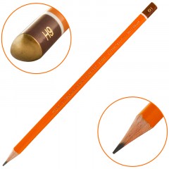 Набор карандашей ч/г Koh-I-Noor "1582" 12шт., 6B-6H, трехгранный, заточен., метал.пенал Набор карандашей ч/г Koh-I-Noor "1582" 12шт., 6B-6H, трехгранный, заточен., метал.пенал - фото 5