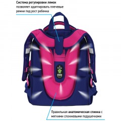 Ранец Berlingo Expert "Akita boy" 37*28*16см, 2 отделения, 2 кармана, анатомическая спинка - фото 4