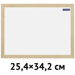 Доска магнитно-маркерная OfficeSpace, А4 (254*342мм), деревянная рамка Доска магнитно-маркерная OfficeSpace, А4 (254*342мм), деревянная рамка - фото 2