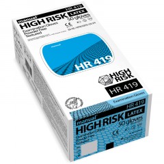 Перчатки латексные медицинские Manual "High Risk HR419", XL, 50шт., неопудренные, особо прочные, картонная коробка Перчатки латексные медицинские Manual "High Risk HR419", XL, 50шт., неопудренные, особо прочные, картонная коробка - фото 2