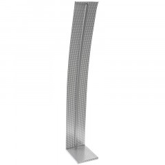 Стойка напольная для рекламных материалов Officespace "Парус", 160*24*36см, без лотков, хром - фото 2