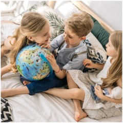 Глобус зоогеографический Globen, 25см, на круглой подставке Глобус зоогеографический Globen, 25см, на круглой подставке - фото 5