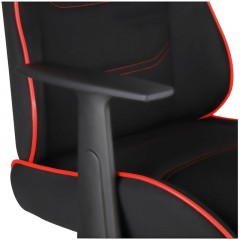 Кресло игровое Helmi HL-S09 "Red line", ткань черная/красная Кресло игровое Helmi HL-S09 "Red line", ткань черная/красная - фото 6