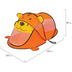 Детская игровая палатка, 80x100x183 см, МЕДВЕЖОНОК, BRAUBERG KIDS, 665173 - фото 16