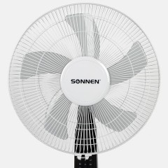 Вентилятор напольный, 3 режима, пульт ДУ, SONNEN TF-45W-40-520, d=40 см, 45 Вт, белый, 454788, FS-40-520 Вентилятор напольный, 3 режима, пульт ДУ, SONNEN TF-45W-40-520, d=40 см, 45 Вт, белый, 454788, FS-40-520 - фото 6