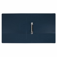 Папка на 2 кольцах, ПРОЧНАЯ, картон/ПВХ, BRAUBERG "Office", СИНЯЯ, 35 мм, до 180 листов, 271843 Папка на 2 кольцах, ПРОЧНАЯ, картон/ПВХ, BRAUBERG "Office", СИНЯЯ, 35 мм, до 180 листов, 271843 - фото 3