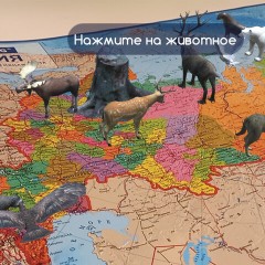Карта России политико-административная 101х70 см, 1:8,5М, интерактивная, европодвес, BRAUBERG, 112395 Карта России политико-административная 101х70 см, 1:8,5М, интерактивная, европодвес, BRAUBERG, 112395 - фото 6