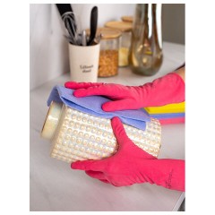 Салфетки универсальные, 30х40 см, КОМПЛЕКТ 10 шт., 90 г/м2, вискоза (спанлейс), PACLAN, 410009 - фото 6