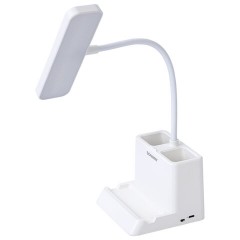 Настольная лампа / светильник беспроводная SONNEN PT-302, органайзер, USB, LED, 3 Вт, 3 режима, 238783 - фото 7