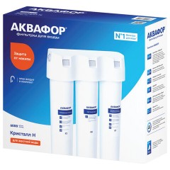 Фильтр для воды АКВАФОР "Кристалл Н", для холодной воды, 3 ступени, ресурс 6000 л, кран в комплекте, 205963 - фото 10