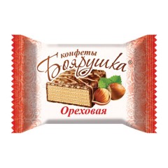 Конфеты шоколадные СЛАВЯНКА "Боярушка", вафельные, с арахисом и пралине, 1000 г, пакет, 70093 - фото 3