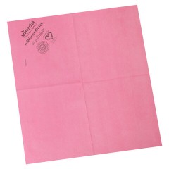 Салфетки микроволоконные VILEDA PROFESSIONAL "МикронКвик", КОМПЛЕКТ 5 шт., микроволокно, красные, 38х40 см, 170636 - фото 5