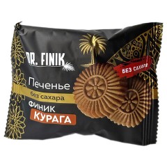 Печенье песочное DR.FINIK "Солнышко" с начинкой из финика и кураги, БЕЗ САХАРА, 700 г - фото 13
