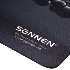 Коврик для мыши SONNEN "DROPS", резина + ткань, 220х180х3 мм, 513290 Коврик для мыши SONNEN "DROPS", резина + ткань, 220х180х3 мм, 513290 - фото 2