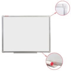 Доска магнитно-маркерная 70х50 см, алюминиевая рамка, ГАРАНТИЯ 10 ЛЕТ, РОССИЯ, BRAUBERG, 238185 - фото 2