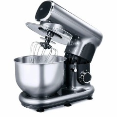 Миксер планетарный BQ (БИ-КЬЮ) MX822, 1600 Вт, 6 скоростей, 3 насадки, металлическая чаша 5 л, серебро, 86192600 Миксер планетарный BQ (БИ-КЬЮ) MX822, 1600 Вт, 6 скоростей, 3 насадки, металлическая чаша 5 л, серебро, 86192600 - фото 3