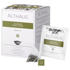 Чай ALTHAUS "Jasmine Ting Yuan" зеленый, 15 пирамидок по 2,75 г, ГЕРМАНИЯ, TALTHL-P00007 Чай ALTHAUS "Jasmine Ting Yuan" зеленый, 15 пирамидок по 2,75 г, ГЕРМАНИЯ, TALTHL-P00007 - фото 2