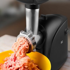 Мясорубка BQ (БИ-КЬЮ) MG2001, 1400 Вт, производительность 1,6 кг/мин, 1 насадка, реверс, черный, 86195850 Мясорубка BQ (БИ-КЬЮ) MG2001, 1400 Вт, производительность 1,6 кг/мин, 1 насадка, реверс, черный, 86195850 - фото 8