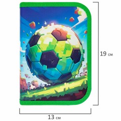 Пенал ПИФАГОР, 1 отделение, 1 откидная планка, полиэстер, 19х13 см, "Football match", 273476 Пенал ПИФАГОР, 1 отделение, 1 откидная планка, полиэстер, 19х13 см, "Football match", 273476 - фото 7