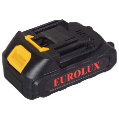 Пила цепная аккумуляторная EUROLUX ELS-20-Li, 20 В, 150 мм, Li-ion 2 А·ч, 70/10/56 - фото 3