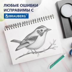 Ластик выдвижной + 2 сменных ластика BRAUBERG "TRIOS", 124х12х12 мм, бирюзовый корпус, 272693 Ластик выдвижной + 2 сменных ластика BRAUBERG "TRIOS", 124х12х12 мм, бирюзовый корпус, 272693 - фото 12
